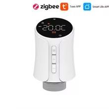 EZAIOT Tuya Smart termostatická hlavica s displejom na vrchu