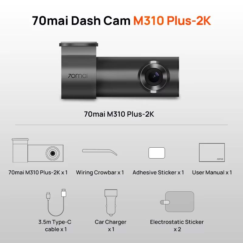70mai Dash Cam M310 Plus 2K