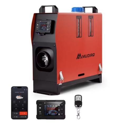 Mudiro 8KW Diesel kúrenie 12V/24V/240V s Bluetooth