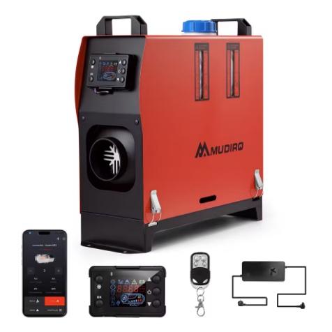 Mudiro 8KW Diesel kúrenie 12V/24V/240V s Bluetooth