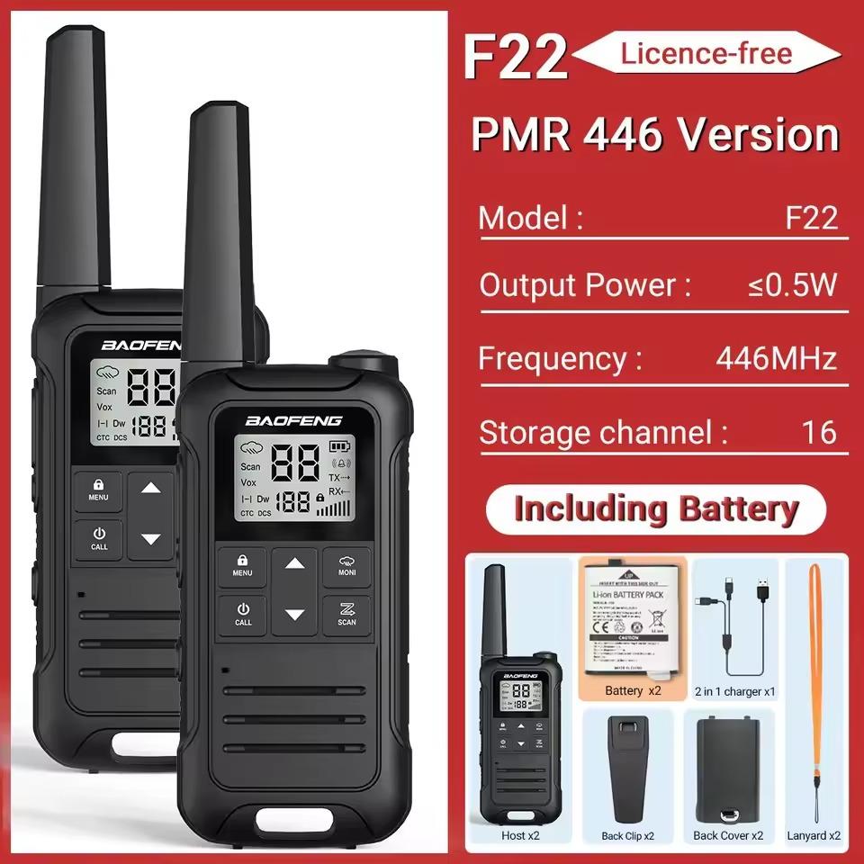 Baofeng F22 vysielačky