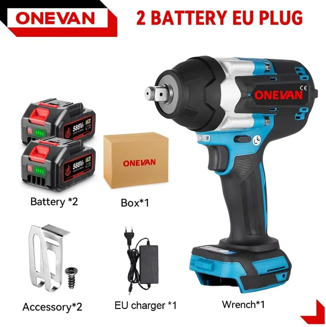 ONEVAN rázový uťahovač 1800 N.M / 600 N.M