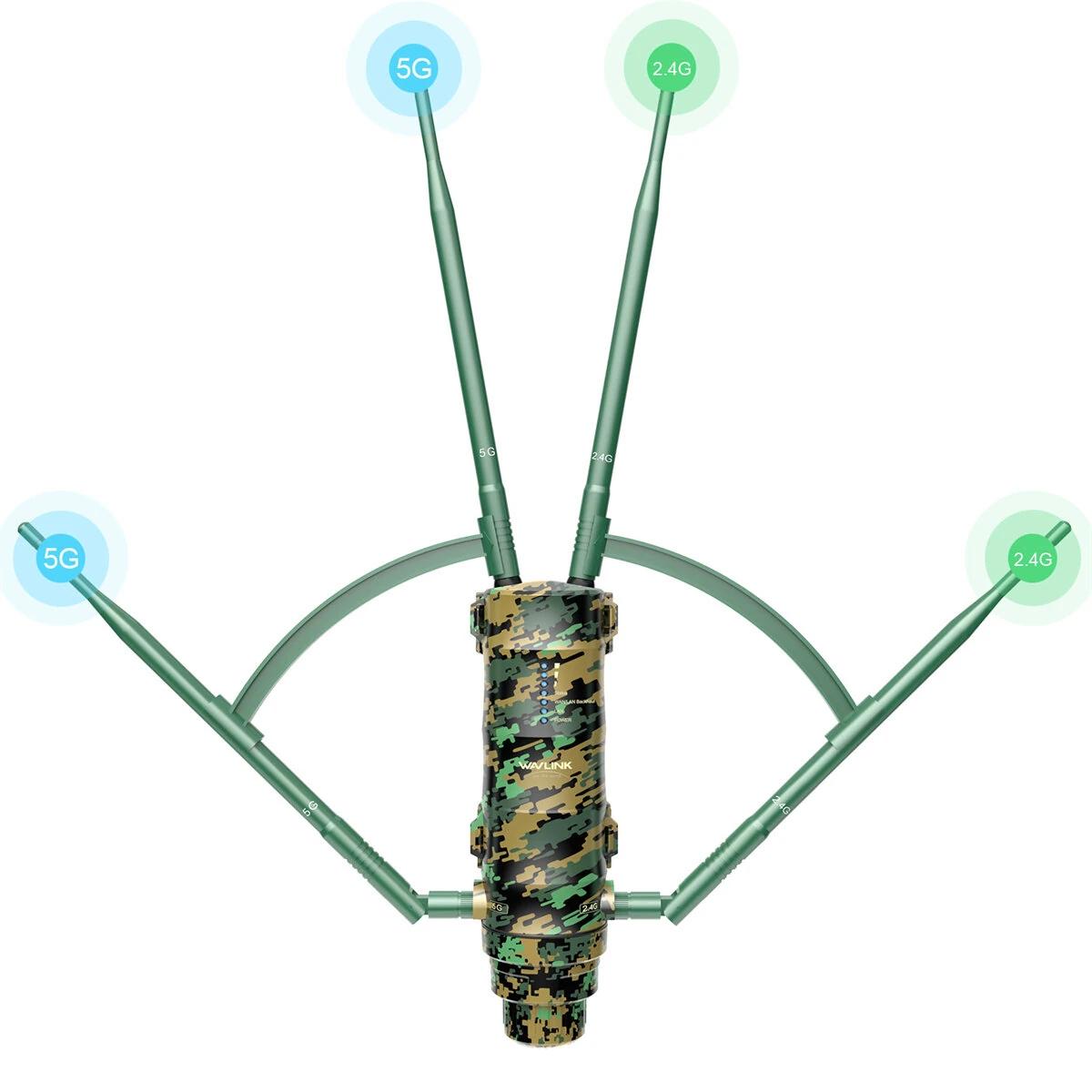 WAVLINK AC1200 vonkajší Wi-Fi router