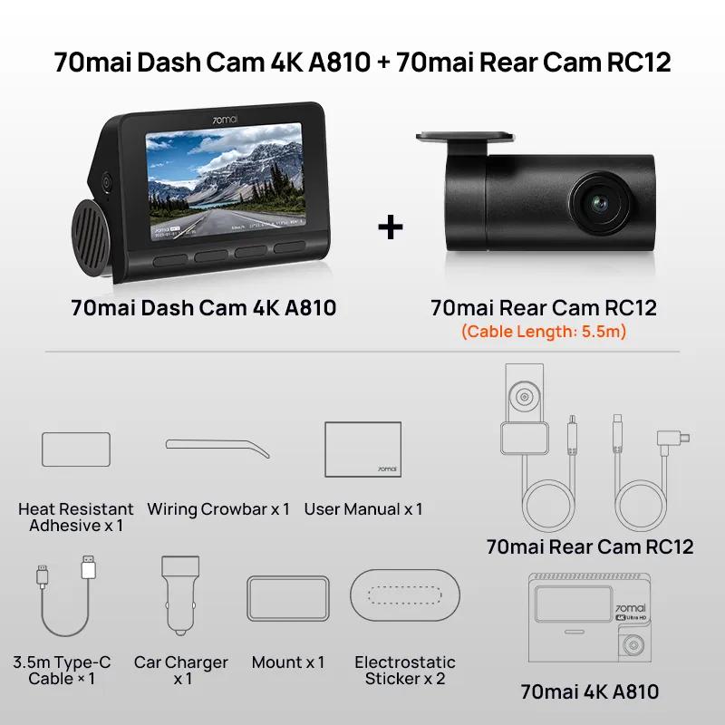 70mai A810 4K Ultra HD kamera