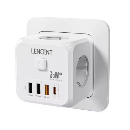 Lencent kockový adaptér do zástrčky