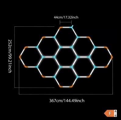 Hexagon LED svetlá