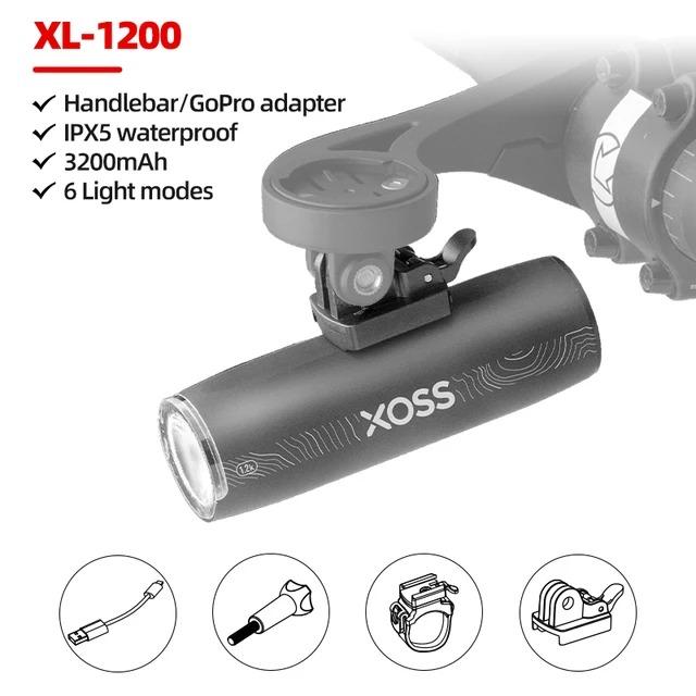 XOSS 1200 lm svetlo na bicykel