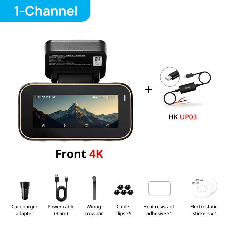 70mai Dash Cam 4K A810 Lite