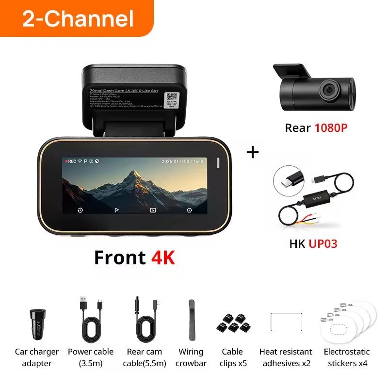 70mai Dash Cam 4K A810 Lite