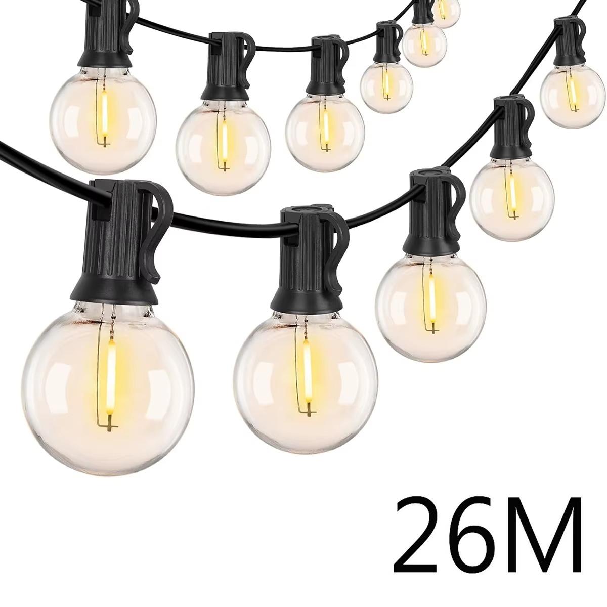 Dekoračné LED žiarovky na reťazi