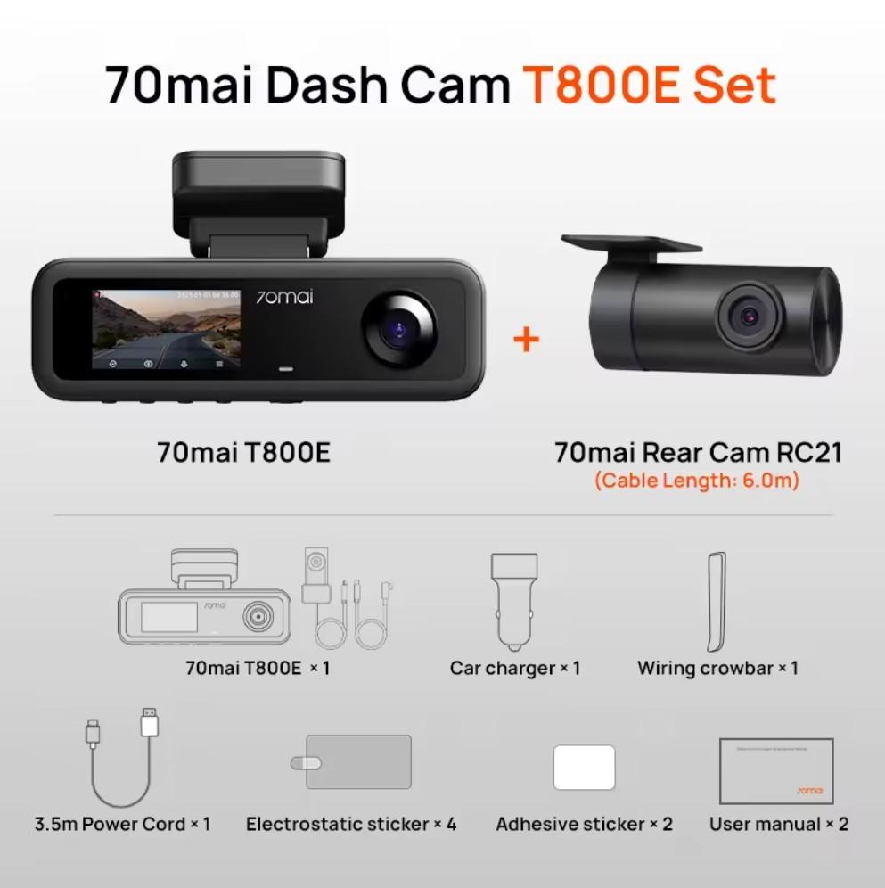 70mai T800E Dash Cam
