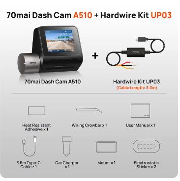 70mai Dash Cam A510