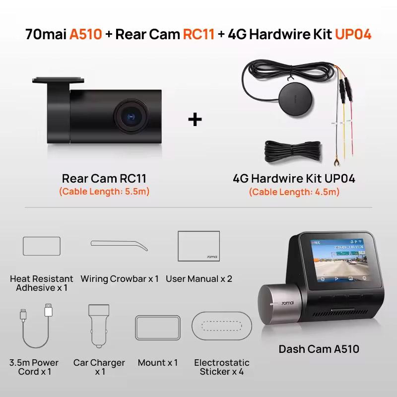 70mai Dash Cam A510