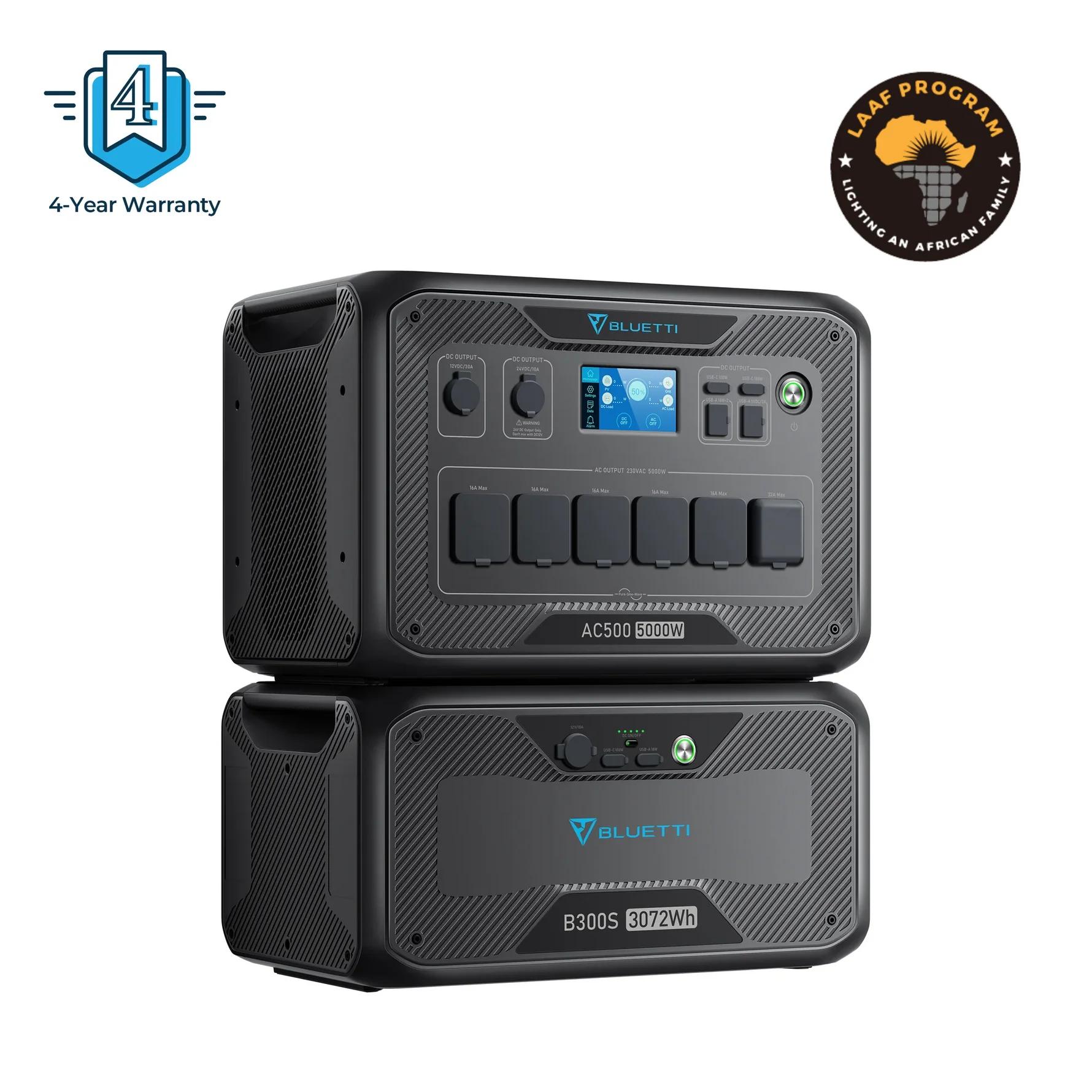 BLUETTI AC500 + B300S Home Battery Backup
