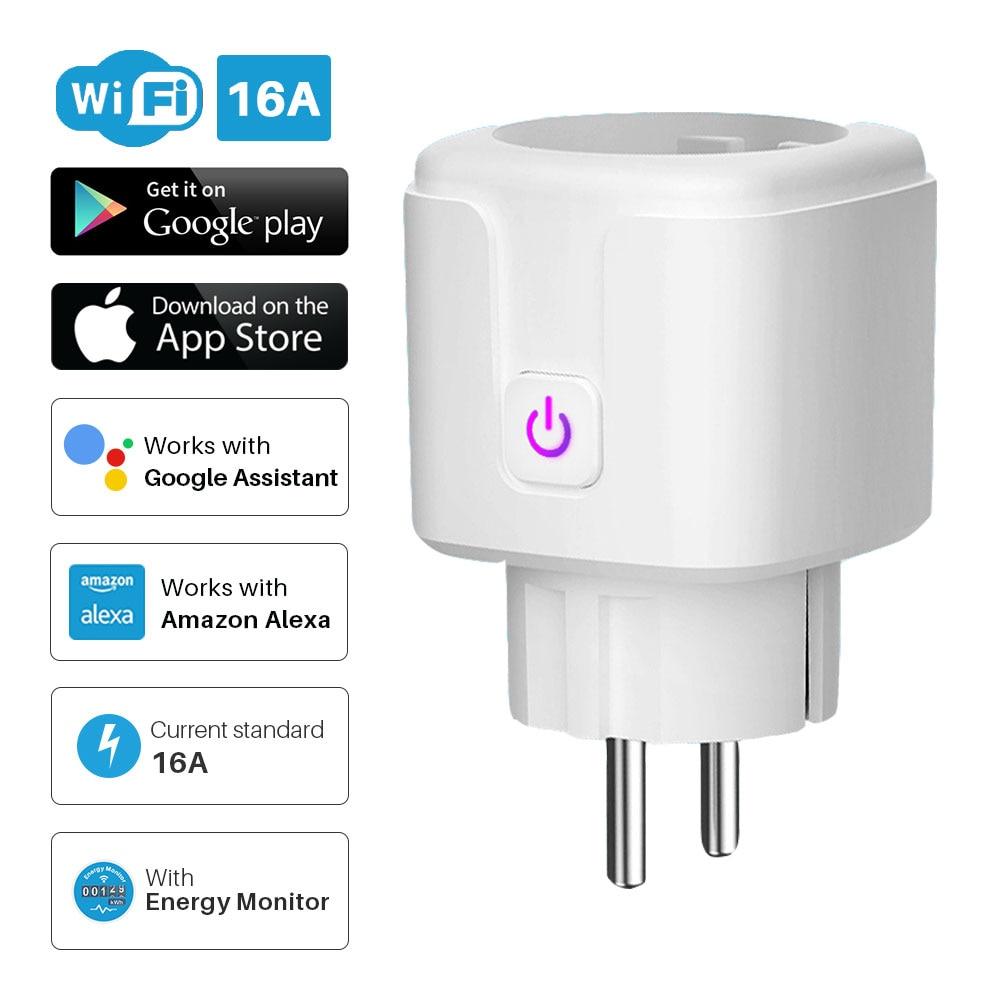 Lacná smart Tuya Wi-Fi zásuvka